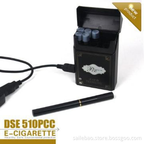 High quality e cigartte 510PCC with portable case, charger everywhere